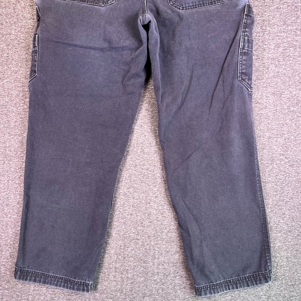 Duluth Trading Co Pants Mens 36x34 Cargo Work Relaxed Canvas Utility Carpenter - Picture 12 of 13
